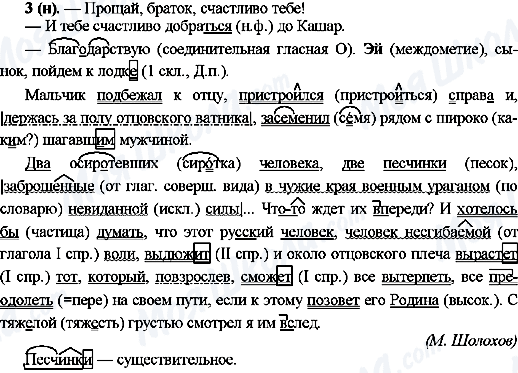 ГДЗ Російська мова 10 клас сторінка 3(н)