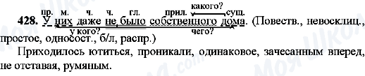 ГДЗ Російська мова 8 клас сторінка 428