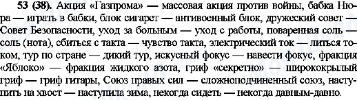 ГДЗ Російська мова 10 клас сторінка 53(38)