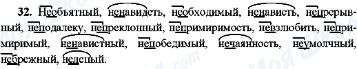 ГДЗ Російська мова 8 клас сторінка 32