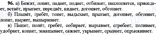 ГДЗ Російська мова 8 клас сторінка 96