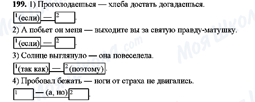 ГДЗ Русский язык 9 класс страница 199