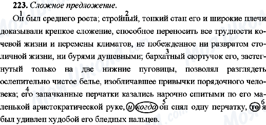 ГДЗ Російська мова 9 клас сторінка 223