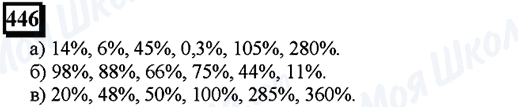 ГДЗ Математика 6 класс страница 446