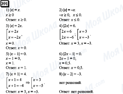 ГДЗ Математика 6 класс страница 391