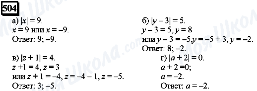 ГДЗ Математика 6 класс страница 504