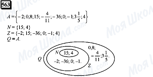ГДЗ Математика 6 клас сторінка 563