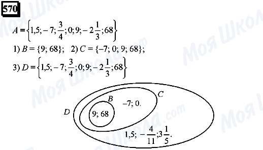 ГДЗ Математика 6 класс страница 570