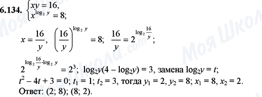 ГДЗ Математика 11 клас сторінка 6.134