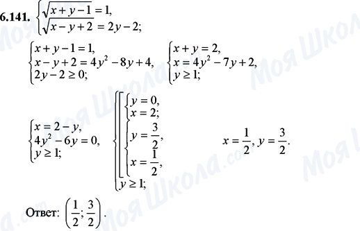 ГДЗ Математика 11 класс страница 6.141