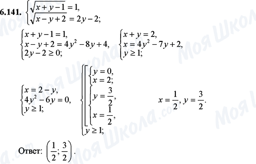 ГДЗ Математика 11 клас сторінка 6.141