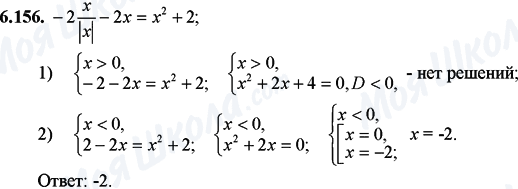 ГДЗ Математика 11 класс страница 6.156