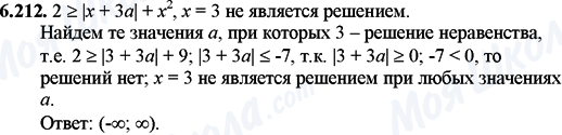 ГДЗ Математика 11 клас сторінка 6.212