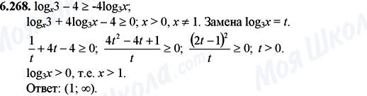 ГДЗ Математика 11 класс страница 6.268