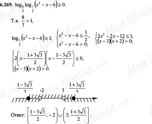 ГДЗ Математика 11 класс страница 6.269
