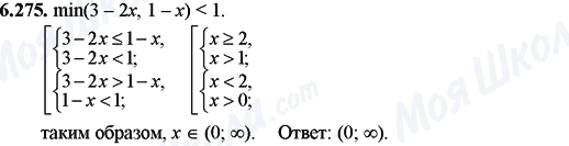 ГДЗ Математика 11 клас сторінка 6.275b