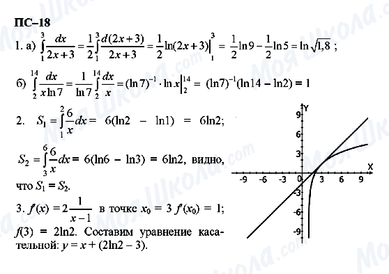 ГДЗ Алгебра 11 класс страница пс-18