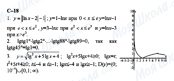 ГДЗ Алгебра 11 клас сторінка с-18