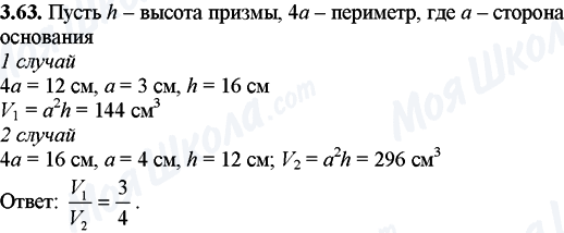 ГДЗ Математика 11 класс страница 3.63