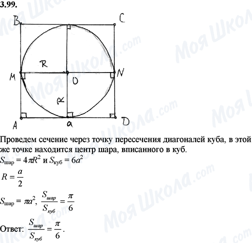 ГДЗ Математика 11 клас сторінка 3.99