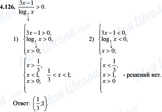ГДЗ Математика 11 клас сторінка 4.126