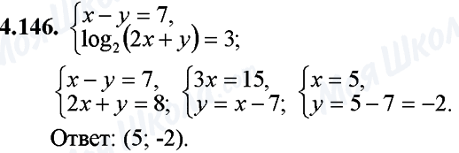 ГДЗ Математика 11 класс страница 4.146