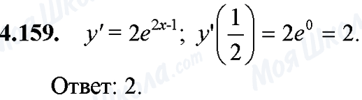 ГДЗ Математика 11 класс страница 4.159