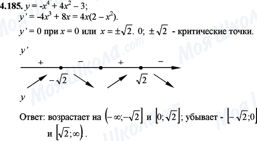 ГДЗ Математика 11 клас сторінка 4.185