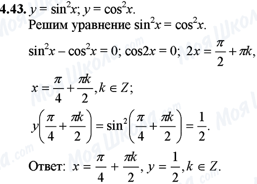 ГДЗ Математика 11 клас сторінка 4.43