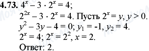 ГДЗ Математика 11 клас сторінка 4.73