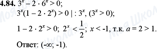 ГДЗ Математика 11 класс страница 4.84