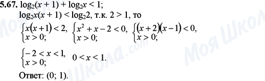 ГДЗ Математика 11 класс страница 5.67