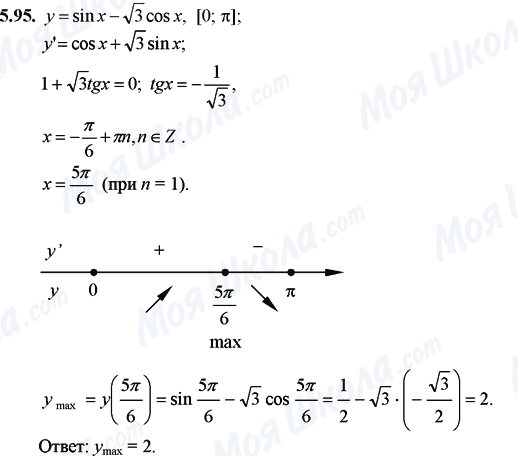 ГДЗ Математика 11 клас сторінка 5.95