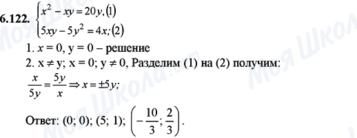 ГДЗ Математика 11 класс страница 6.122