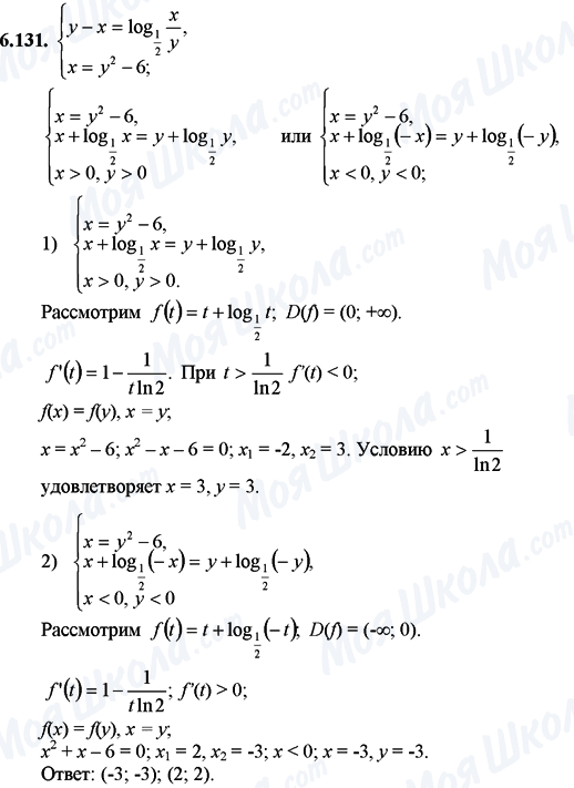 ГДЗ Математика 11 клас сторінка 6.131