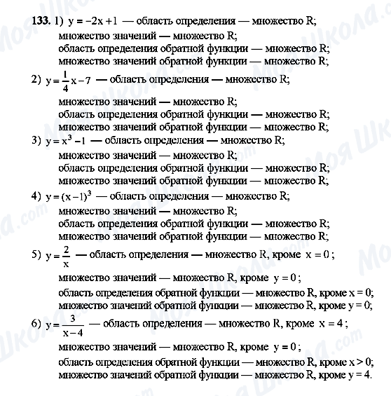 ГДЗ Алгебра 10 клас сторінка 133