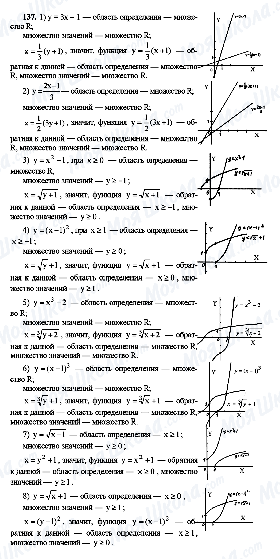 ГДЗ Алгебра 10 клас сторінка 137