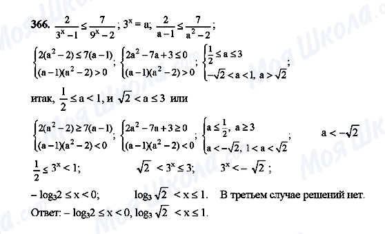 ГДЗ Алгебра 10 класс страница 366