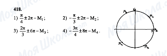 ГДЗ Алгебра 10 класс страница 418