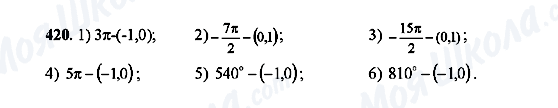 ГДЗ Алгебра 10 класс страница 420