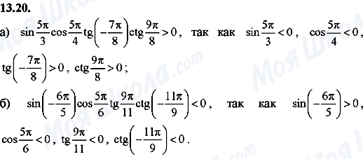 ГДЗ Алгебра 8 класс страница 13.20
