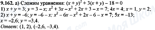 ГДЗ Алгебра 8 класс страница 9.162