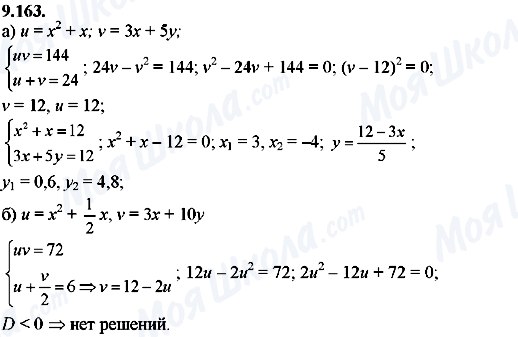 ГДЗ Алгебра 8 клас сторінка 9.163