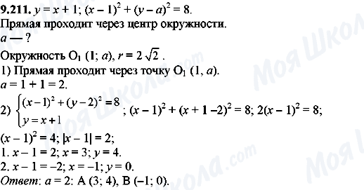 ГДЗ Алгебра 8 клас сторінка 9.211