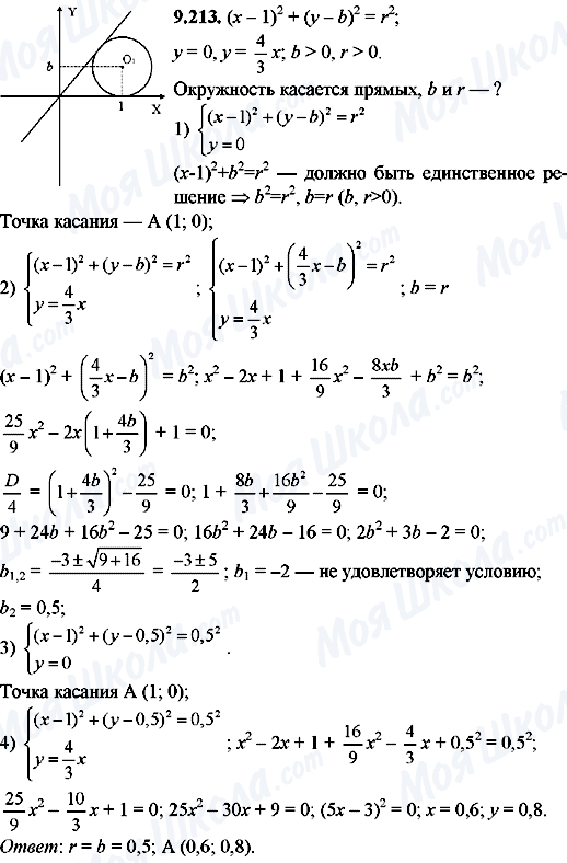 ГДЗ Алгебра 8 класс страница 9.213