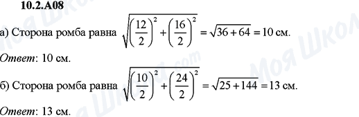 ГДЗ Алгебра 9 класс страница 10.2.A08