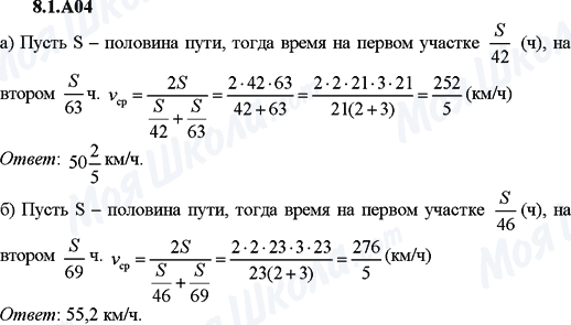 ГДЗ Алгебра 9 клас сторінка 8.1.A04