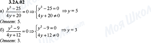 ГДЗ Алгебра 9 класс страница 3.2.A02