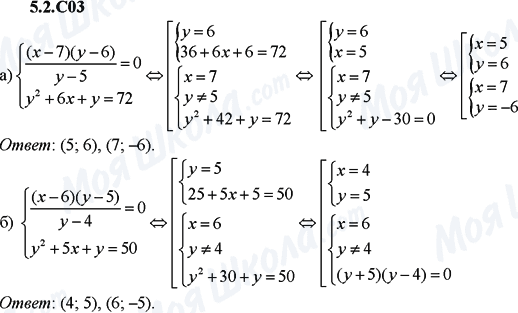 ГДЗ Алгебра 9 класс страница 5.2.C03