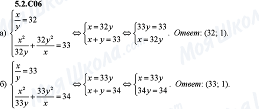 ГДЗ Алгебра 9 класс страница 5.2.C06